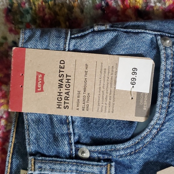 Levi's High Waisted Straight Jeans, 26 x 29 - Picture 4 of 16